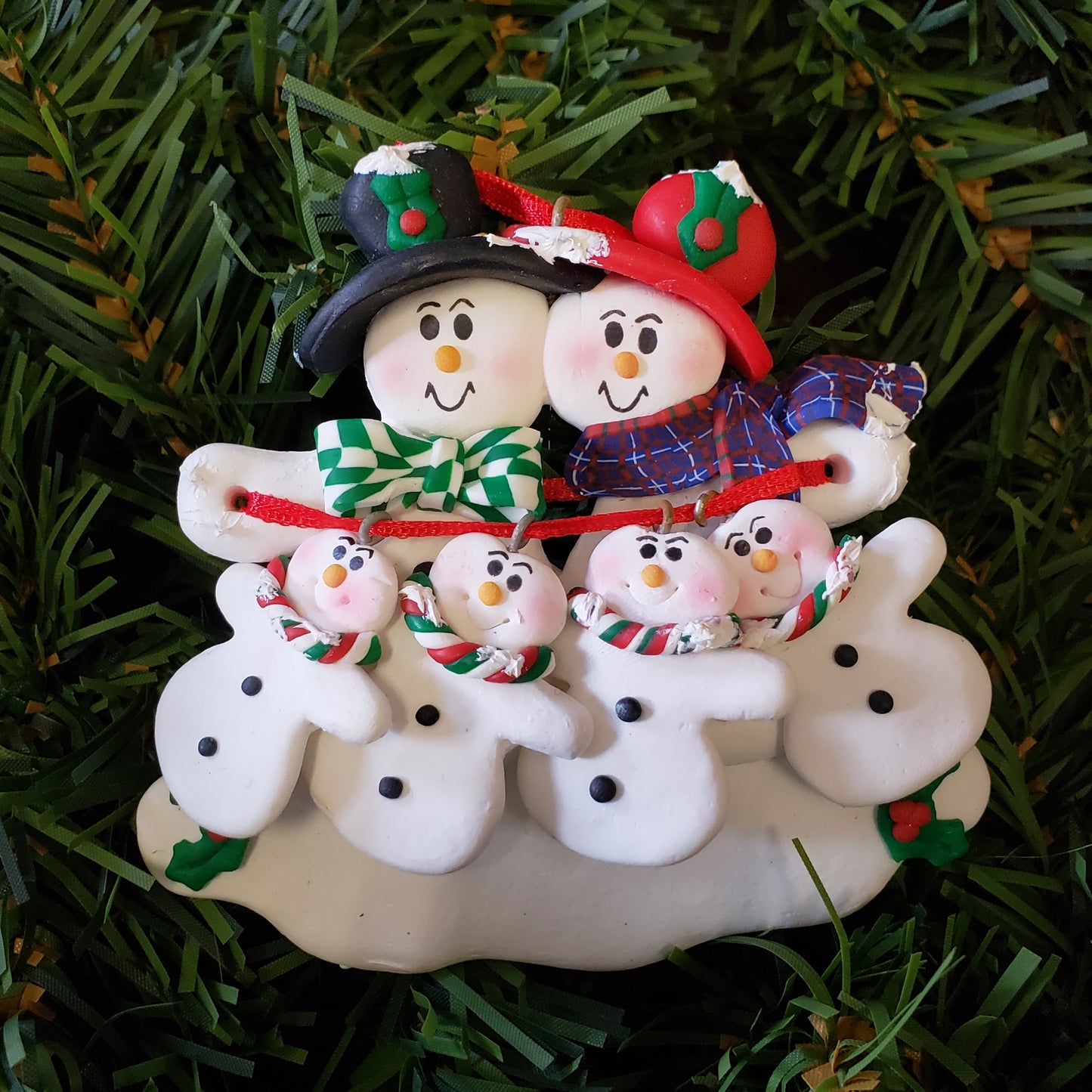 Snowman Family Ornament