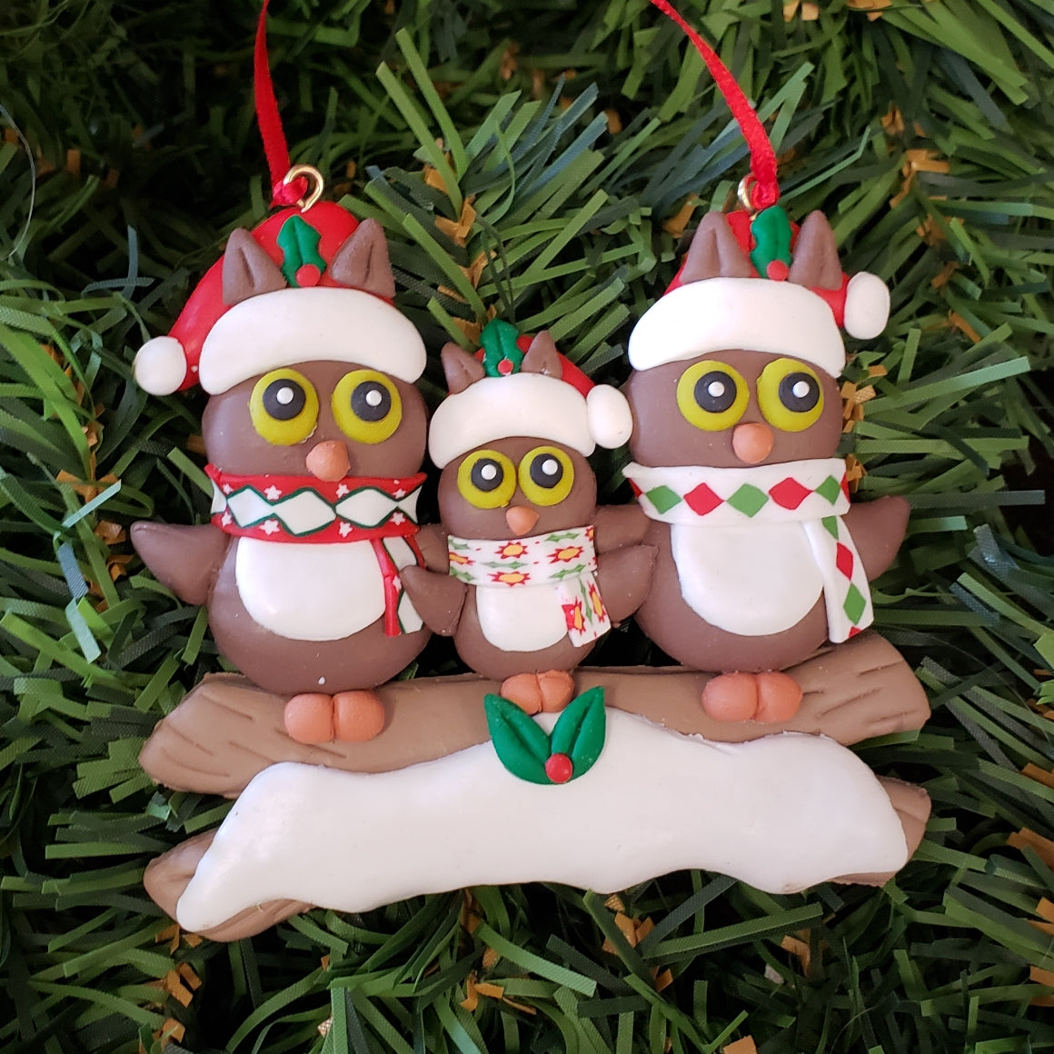 Owls Family Ornament