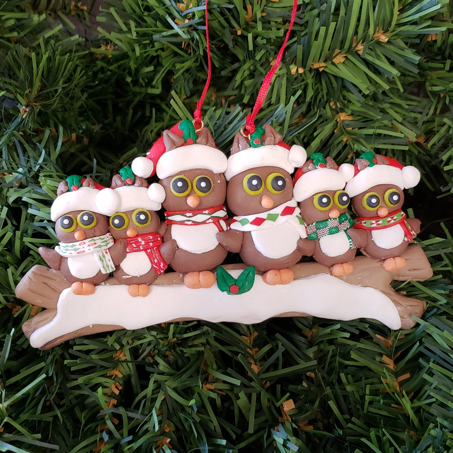 Owls Family Ornament