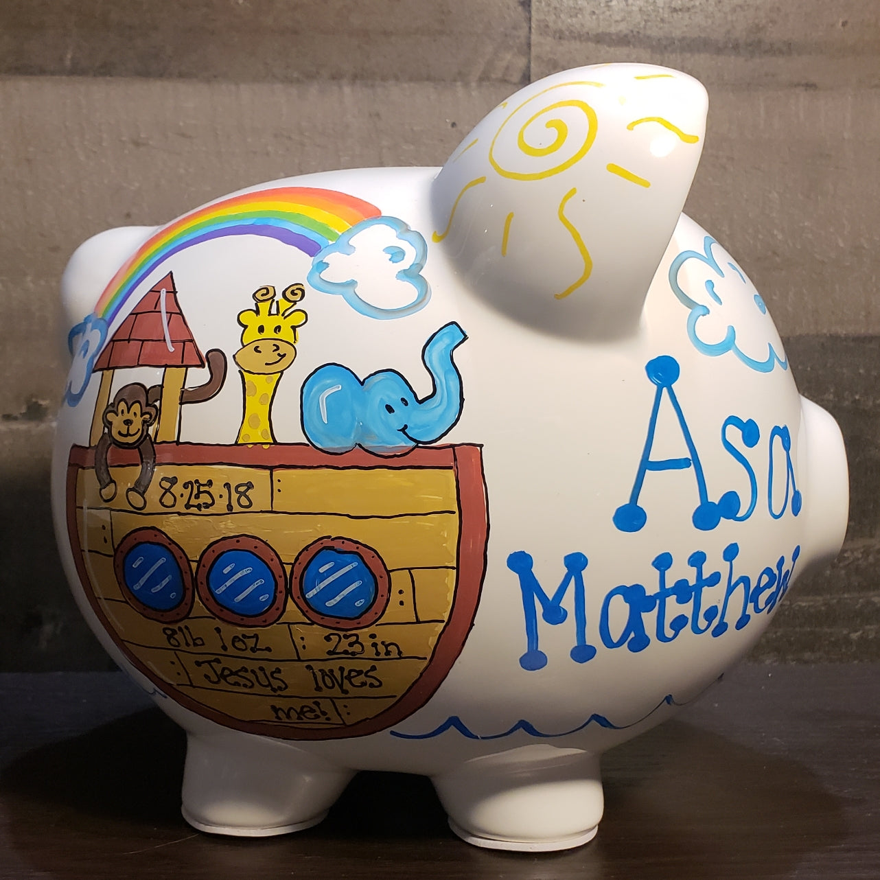 Noah's Ark Piggy Bank
