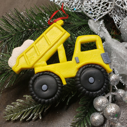 Dump Truck Ornament