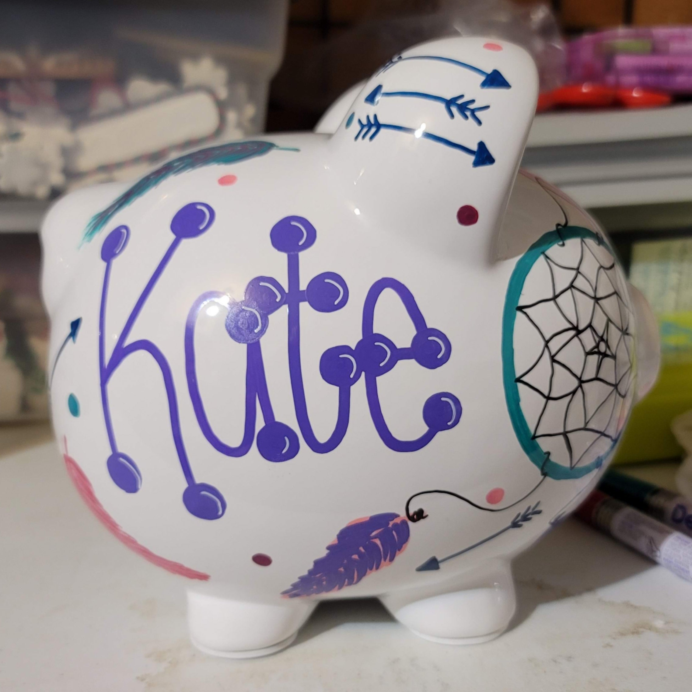 Unicorn money bank piggy bank metal for kids birthday gift return gift |  Baskets Of Joy