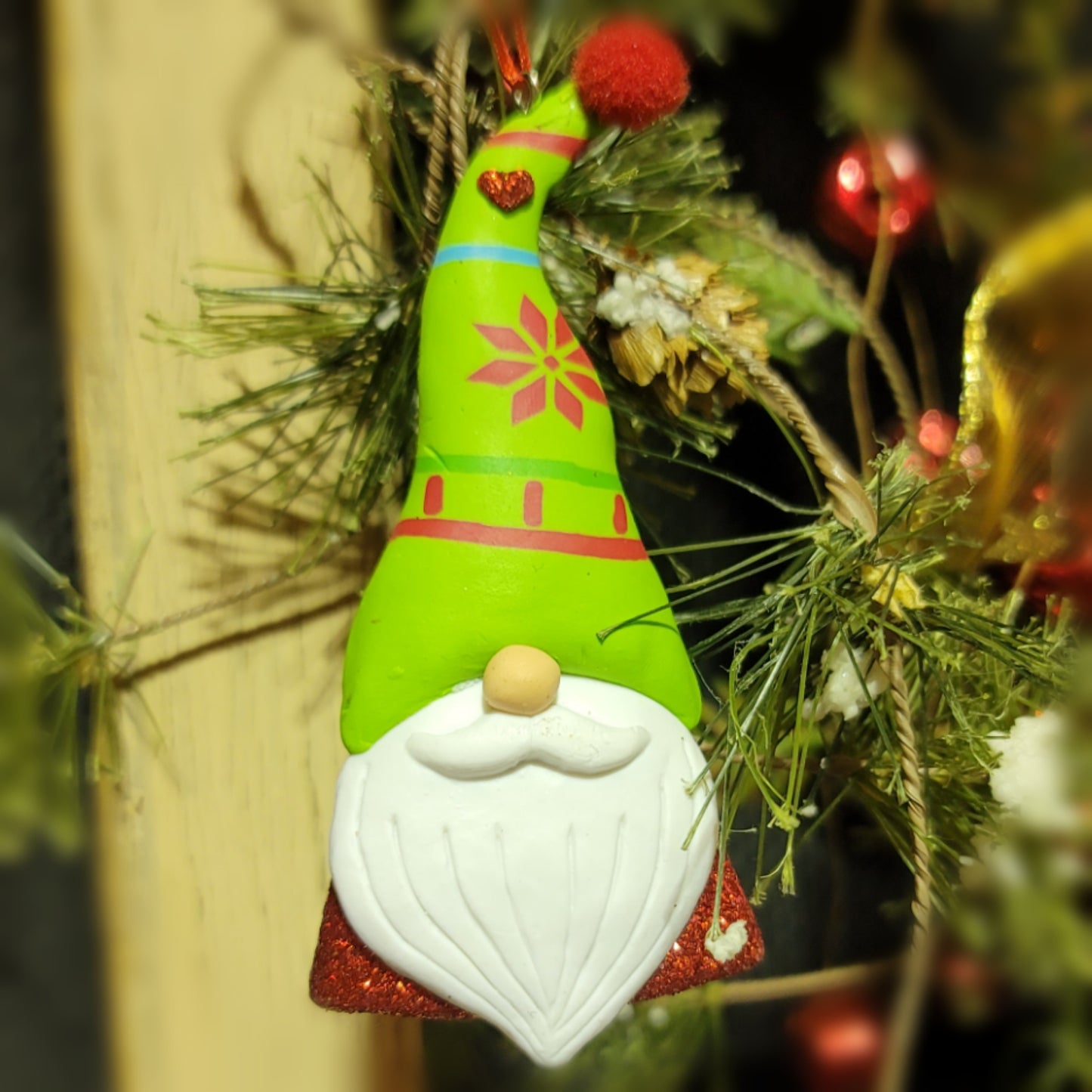 Gnome with tall hat Ornament