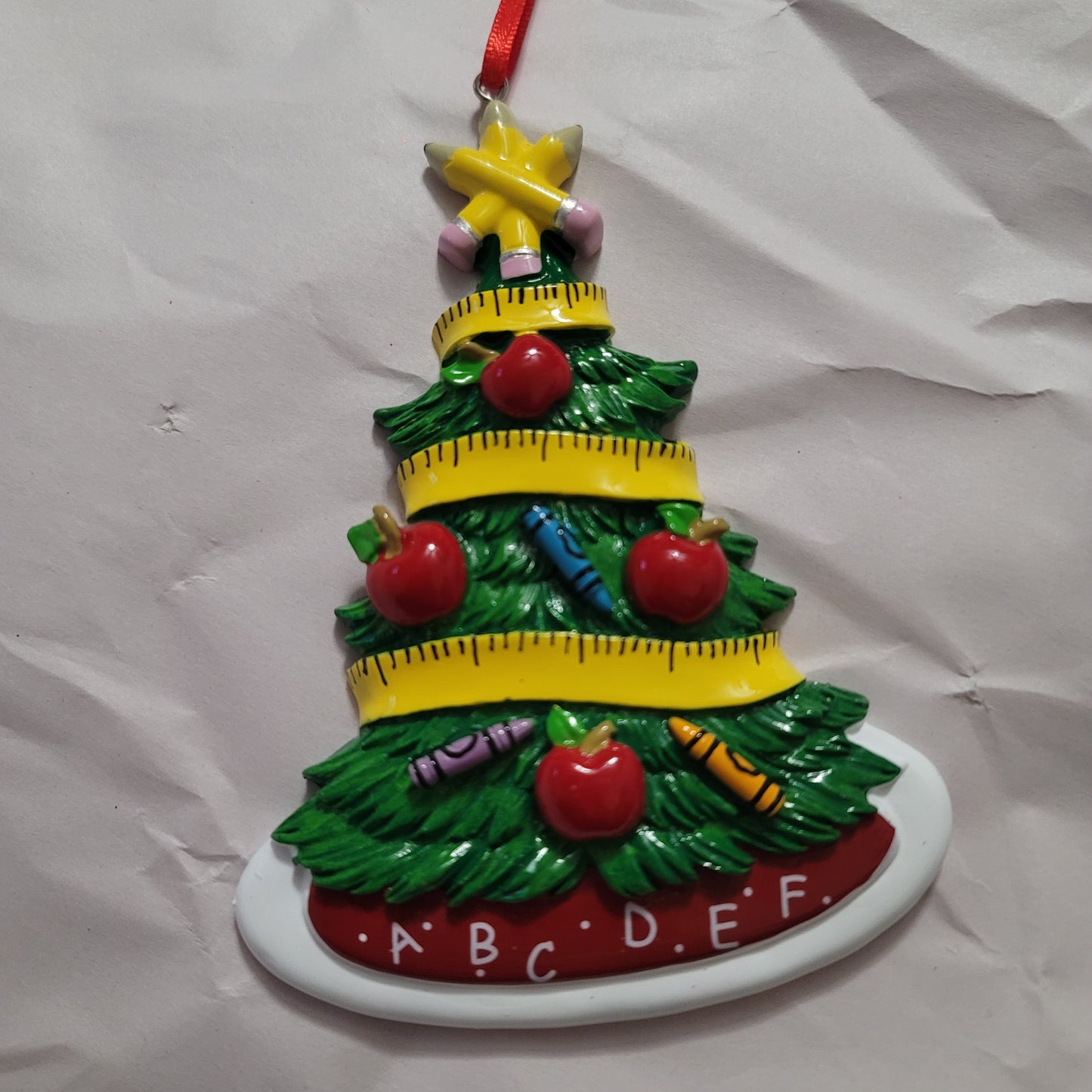 Best Teacher Tree Ornament