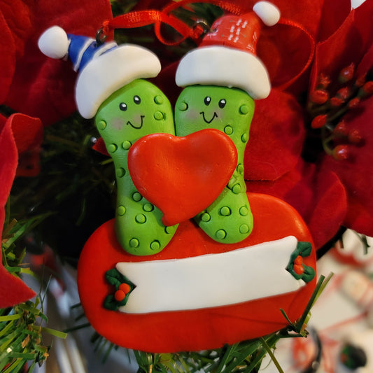 Pickle Couple Ornament
