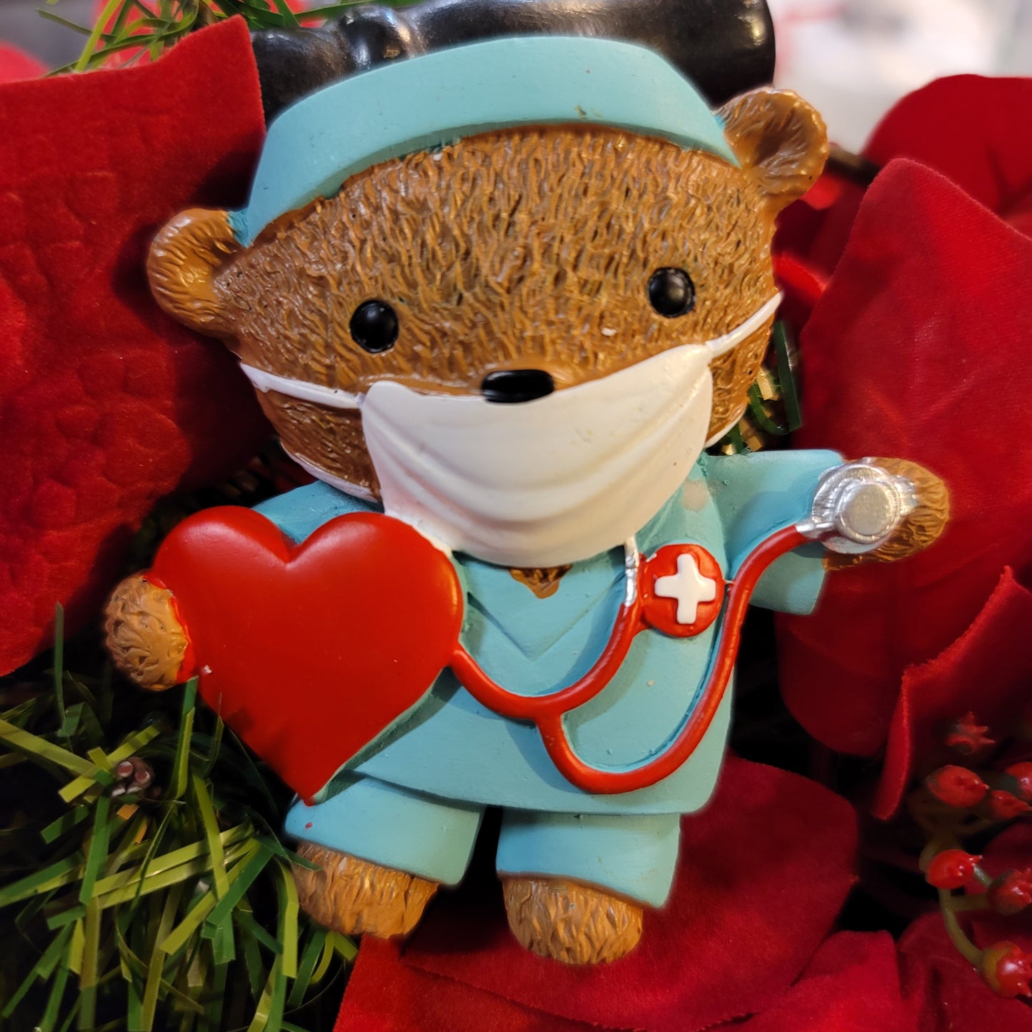 Teddy Bear Nurse Ornament