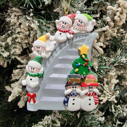 Staircase Family Ornament