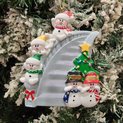 Staircase Family Ornament