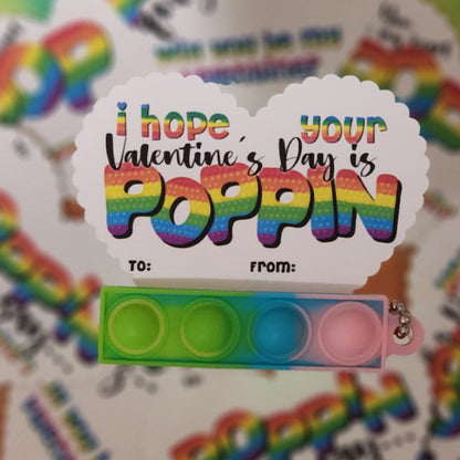 POP-IT Valentine's - CARDS ONLY 24 Pack