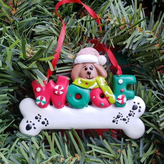 Dog Woof Ornament
