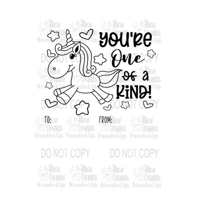 One of a Kind Color Me Valentine’s Day print and cut DIGITAL FILE